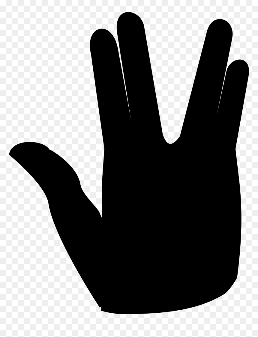 Live Long & Prosper Clip Arts - Live Long And Prosper Vector, HD Png Download - star trek png