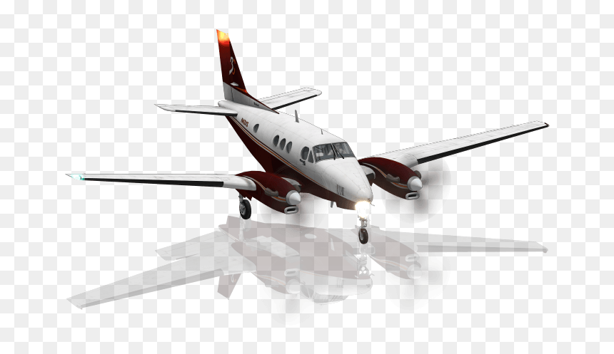 Thumb Image - King Air C90 X Plane 11, HD Png Download - flying aeroplane png