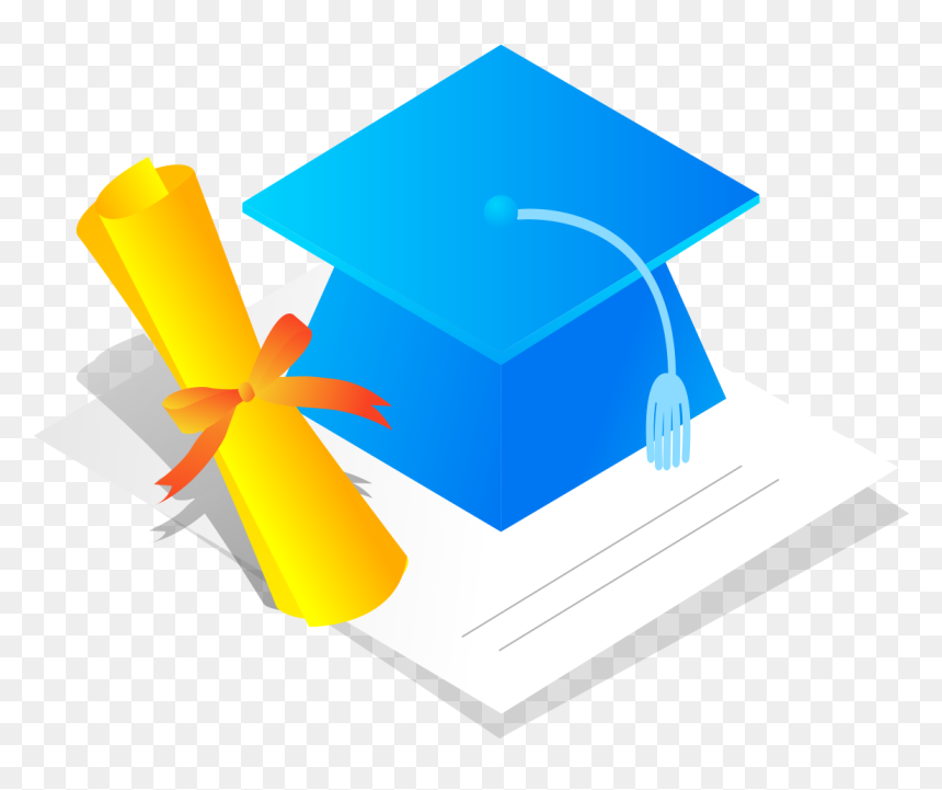 Bachelors Academic Bachelor Blue Cap Awards Transprent - Bachelor's Degree No Background, HD Png Download - degree cap png