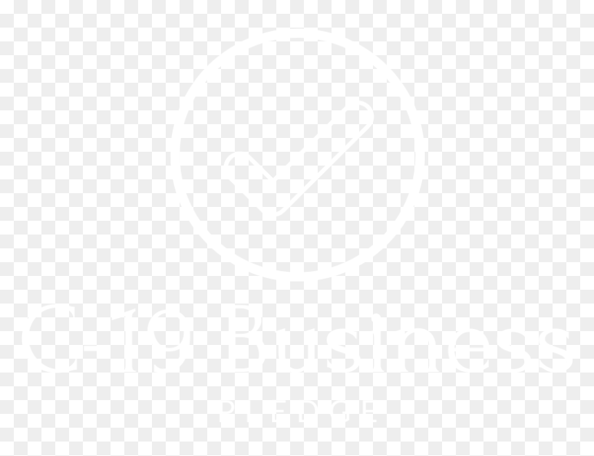 C-19 Business Pledge - Johns Hopkins Logo White, HD Png Download - cory in the house png
