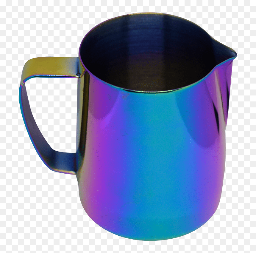 Titanium Multicolor Latte Art Pitcher - Mug, HD Png Download - jug png