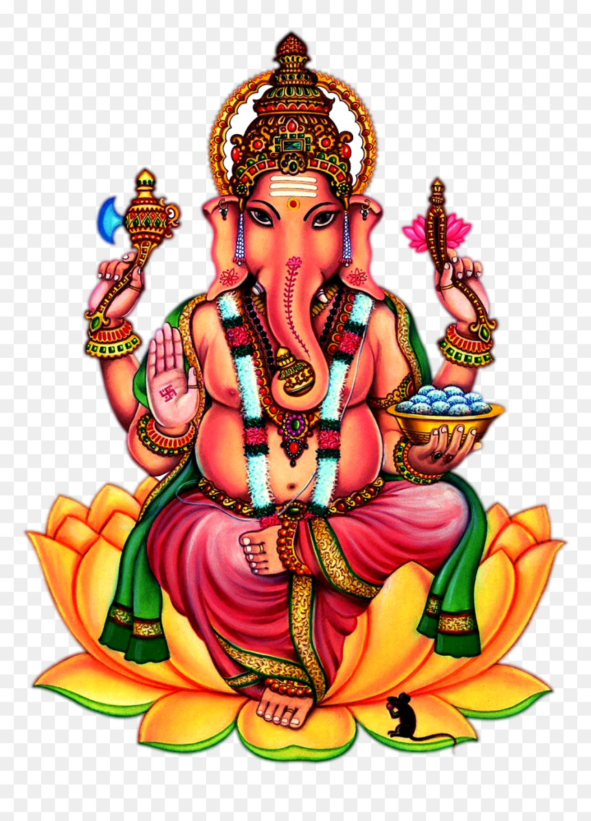 Transparent Background Ganesh Clipart Png, Png Download - lord lakshmi png