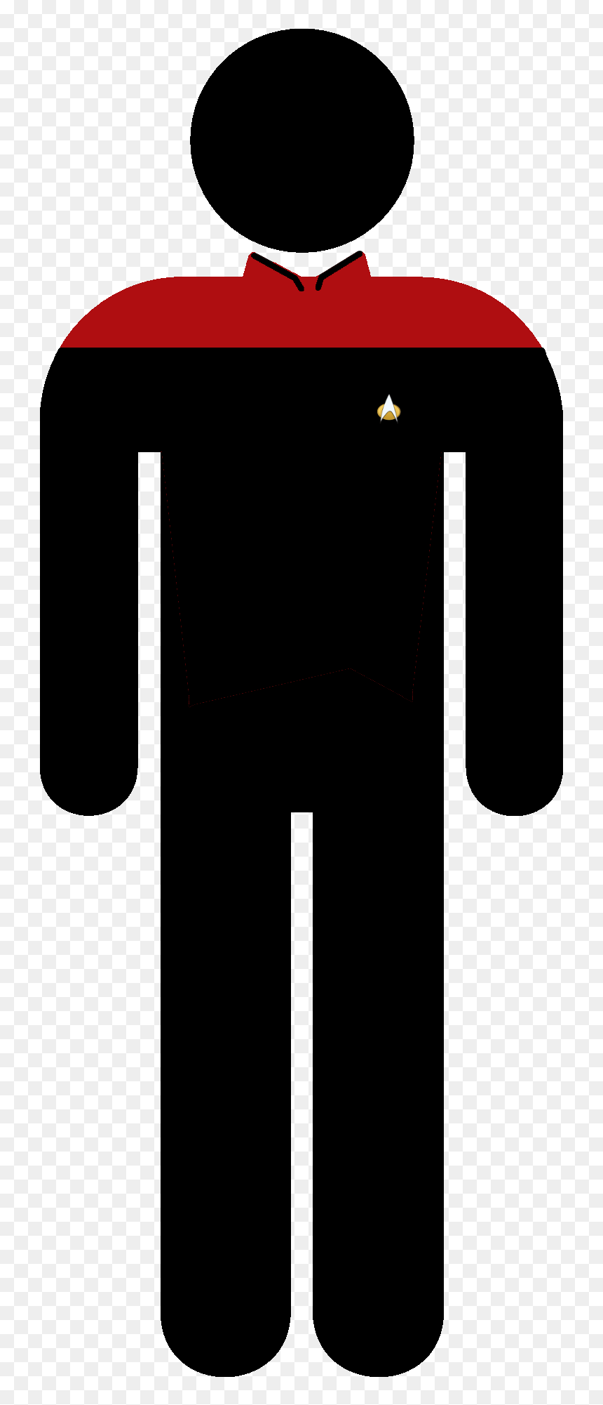 Male Toilet Logo Png, Transparent Png - star trek png
