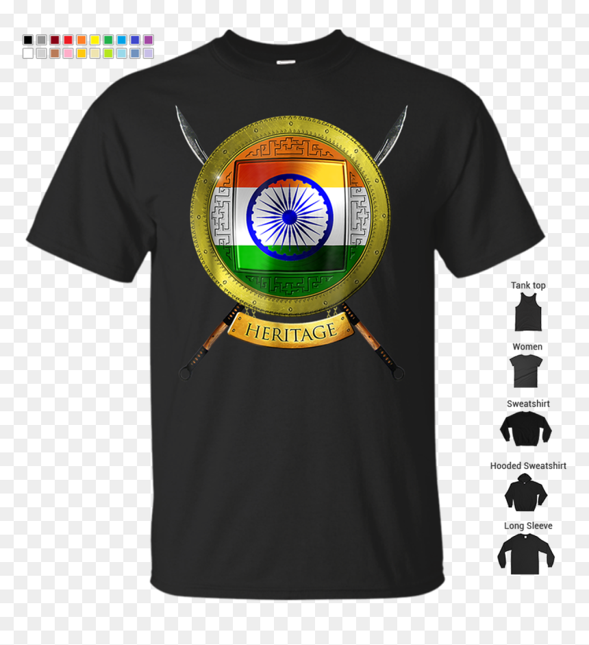 T-shirt, HD Png Download - indian flag design png