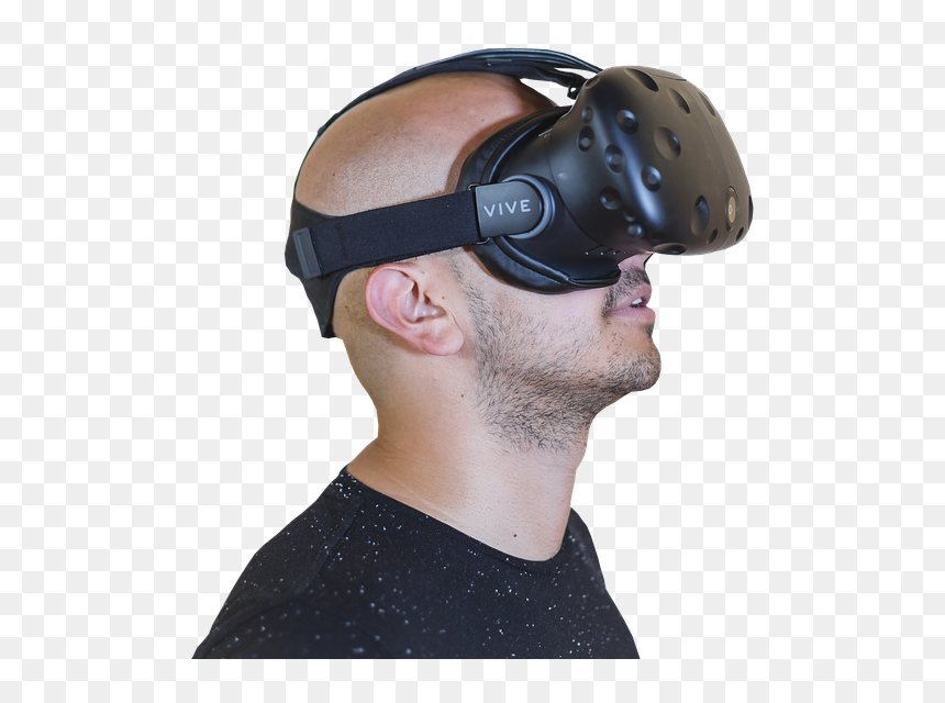Guy With Vr Headset Png, Transparent Png - vr png