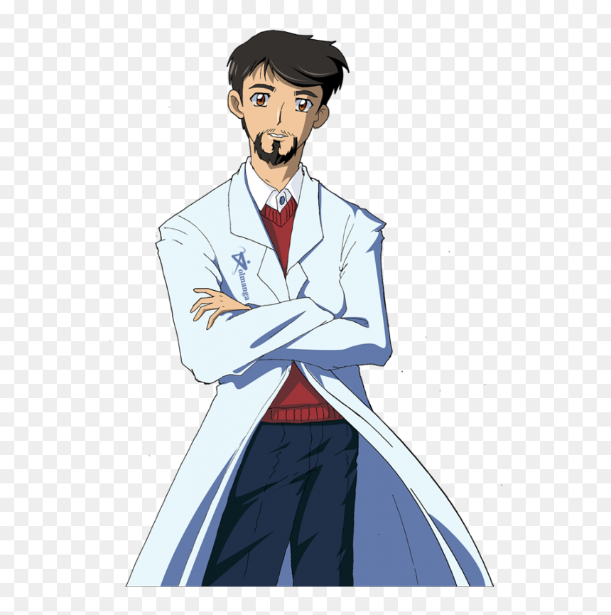 Muslim Teacher Drawing - Anime Male Teacher Drawing, HD Png Download - doli png