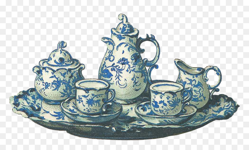 Tea Set Png Picture - Tea Set Png, Transparent Png - crockery png