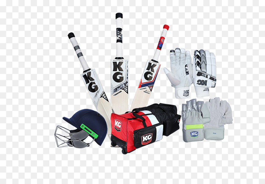 Kay Gee Sports Jalandhar - Kg Sports, HD Png Download - cricket bat and ball png