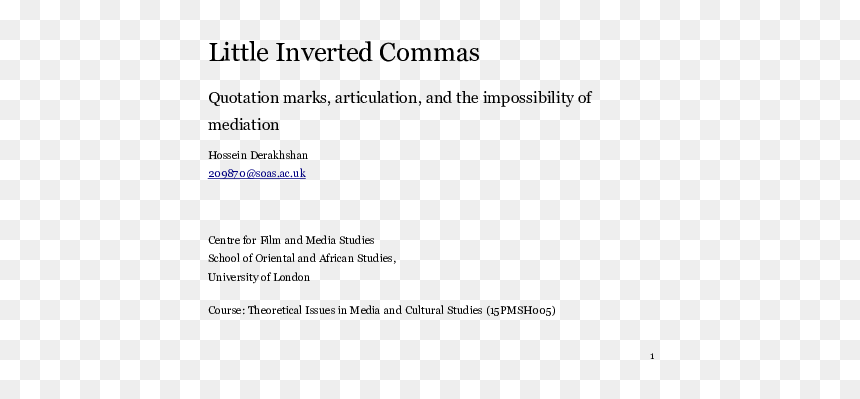 Document, HD Png Download - inverted commas png