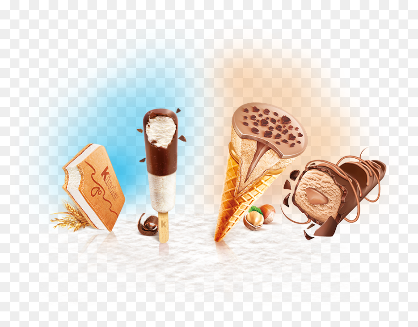 Kinder Ice Creams Uk - New Kinder Ice Cream, HD Png Download - ice creams png
