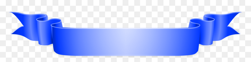 Blue Ribbon Free Png Image - Orange Ribbon Vector, Transparent Png - blue rectangle png