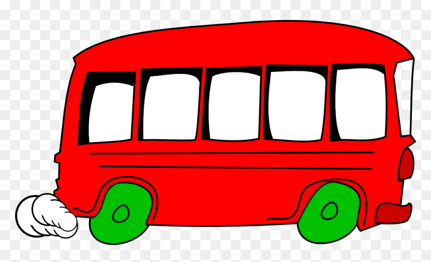 Clipart Bus Wedding - Bus Clip Art, HD Png Download - volvo bus images png