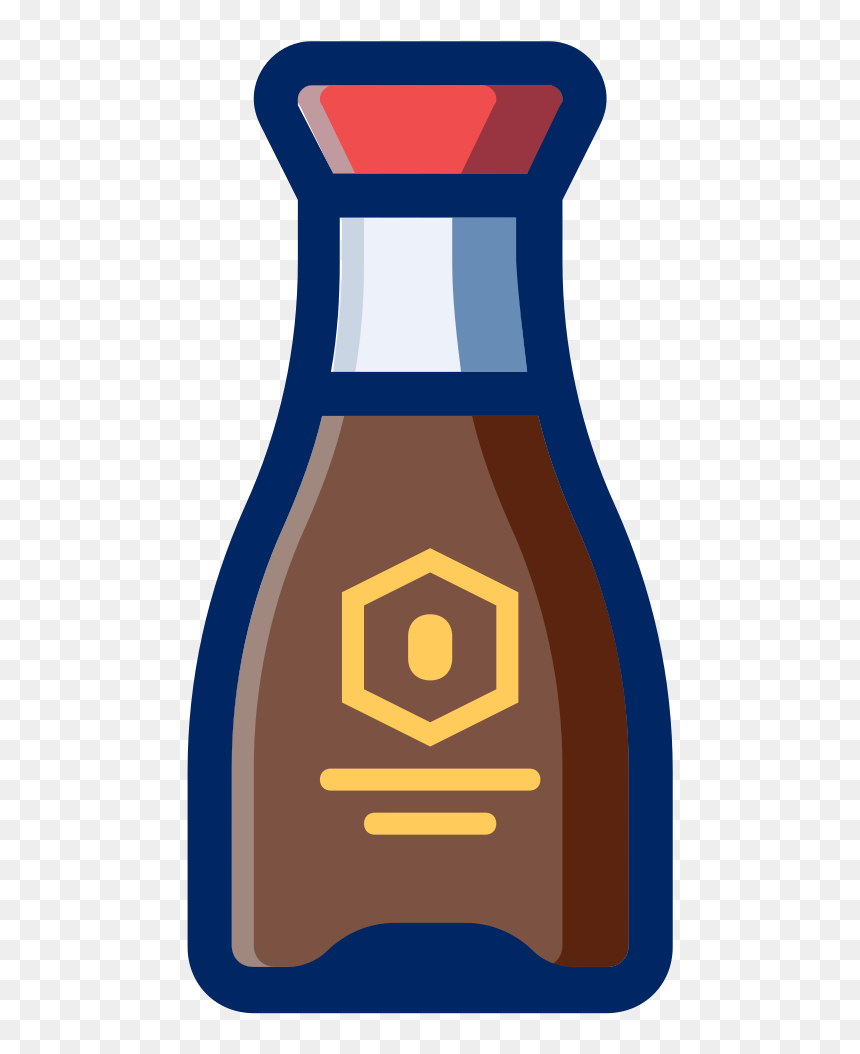 Soy Sauce - Oriental Sauce Clipart, HD Png Download - cricket bat vector png