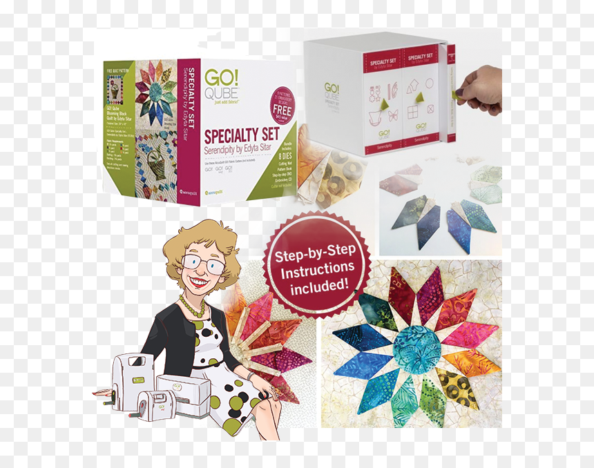 Qube Specialty Set - Quilts Made From An Accuquilt Die, HD Png Download - sitar png