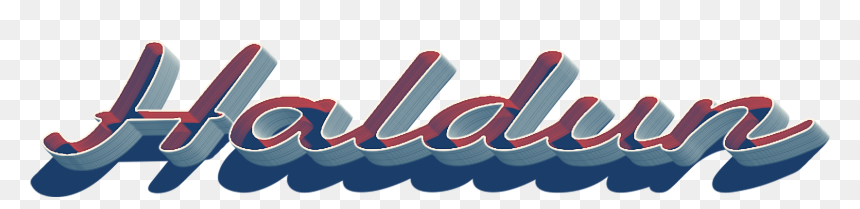 Haldun 3d Letter Png Name - Graphic Design, Transparent Png - cricket bat vector png