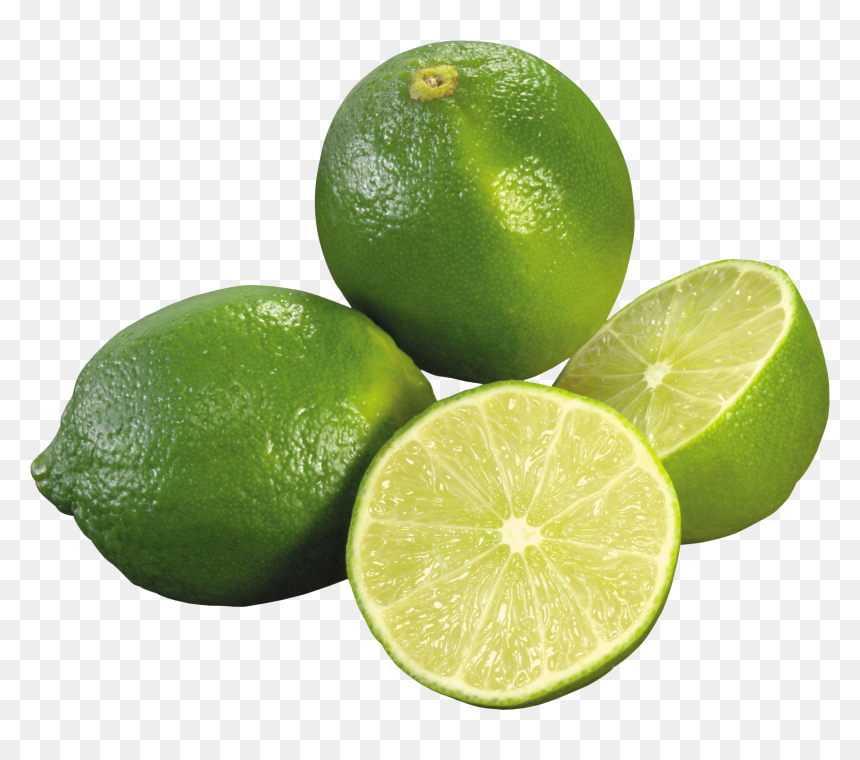 Three Green Lemons - Green Lemon Png, Transparent Png - lemons png