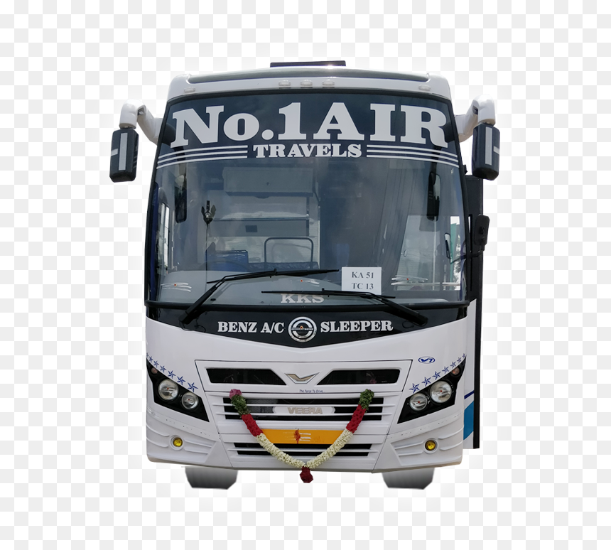 No 1 Air Travels Benz, Transparent Png - No 1 Air Travels Benz, Png Download - volvo bus images png