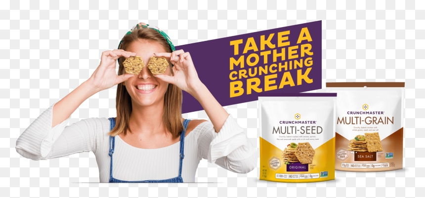 Find Us In The Deli And With The Better For You Snacks - Girl, HD Png Download - crackers images png