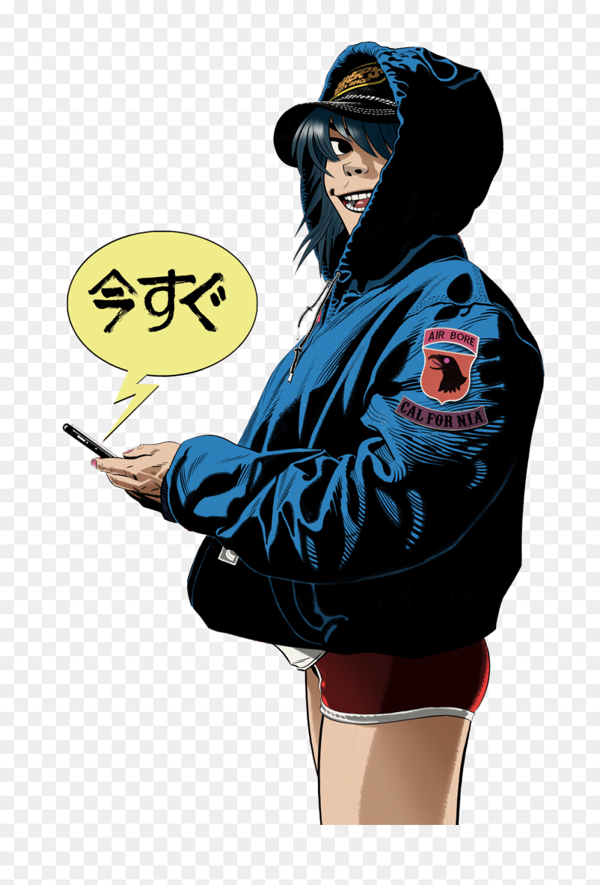 Gorillaz Lockscreen, HD Png Download - gorillaz png