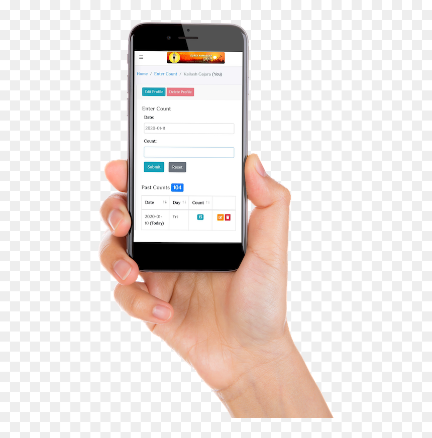 Transparent Hand Holding Phone, HD Png Download - namaskar images png