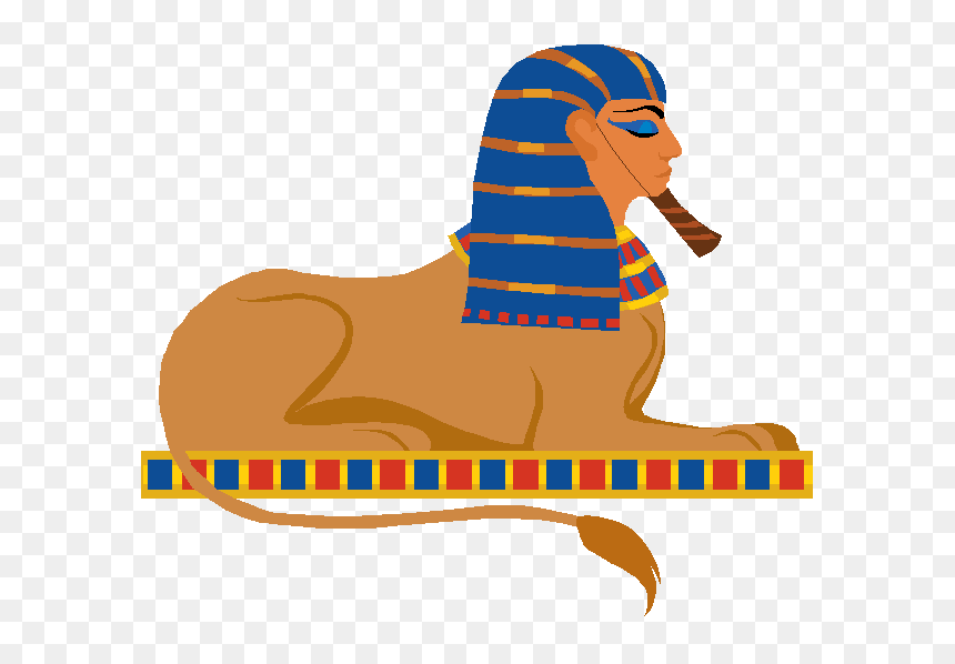 Cartoon Sphinx Clipart - Egypt Sphinx Clipart, HD Png Download - sphinx png