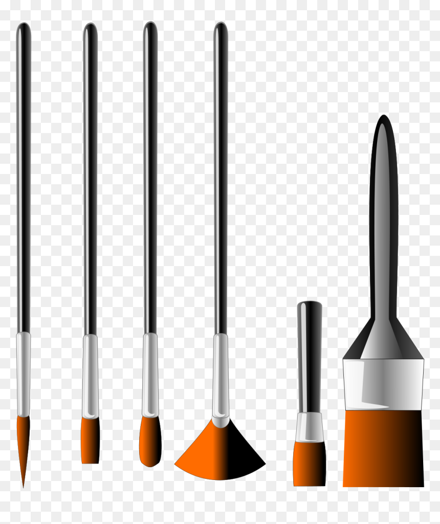 Paint Brushes, HD Png Download - paint brushes png