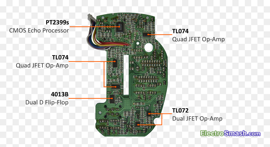 Danelectro Sitar Swami Mother Board Back, HD Png Download - sitar png