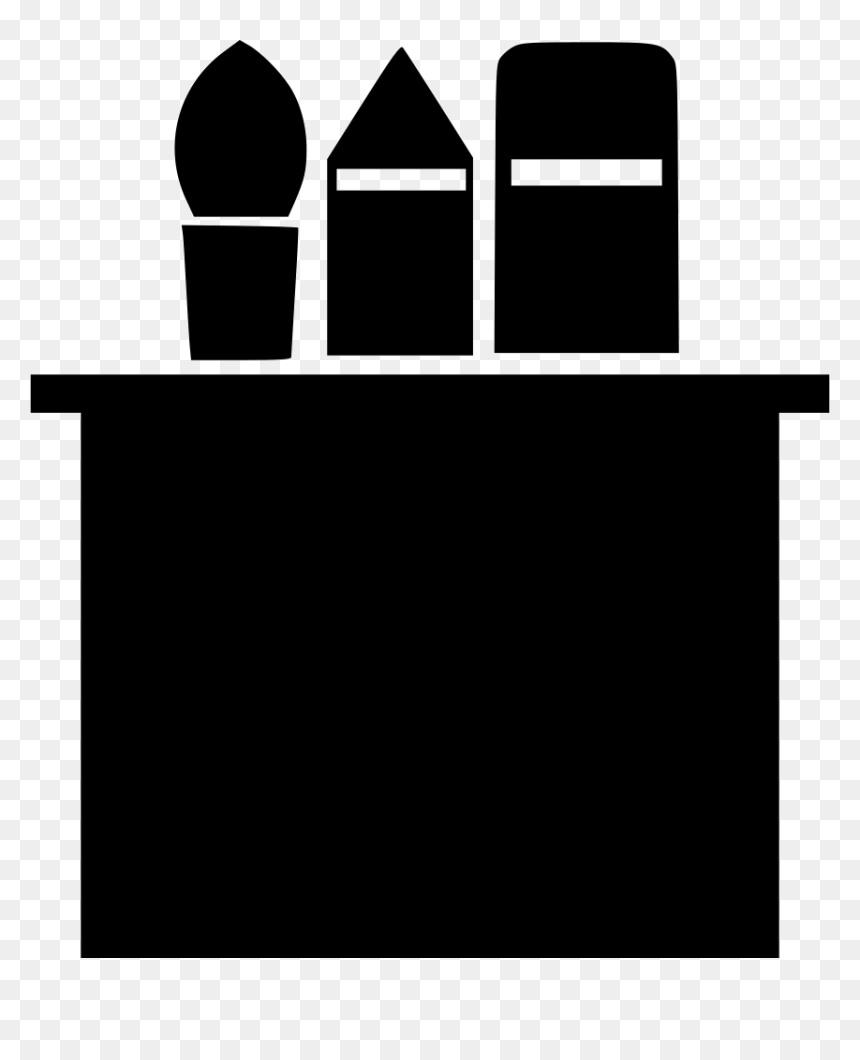 Paint Brushes - Shelf, HD Png Download - paint brushes png