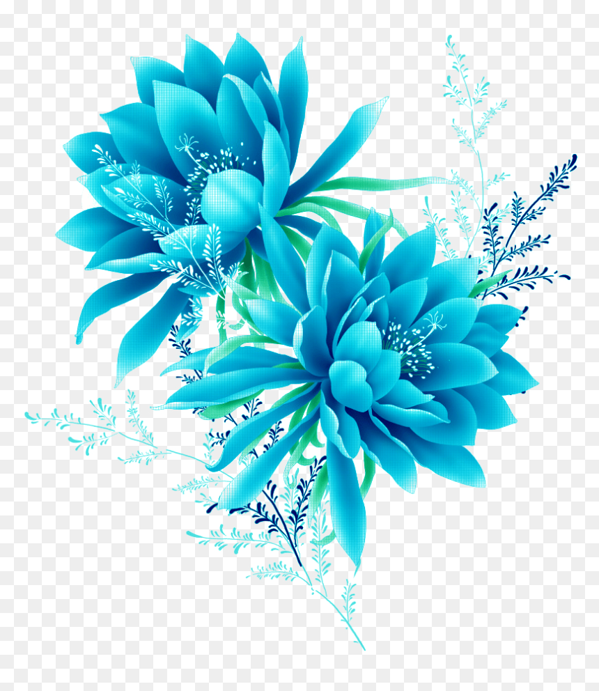 Blue Flowers Png, Transparent Png - mogra png