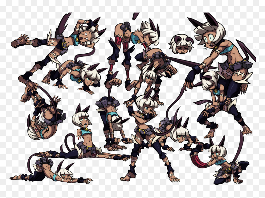 Skullgirls Frame By Frame, HD Png Download - yaranaika png