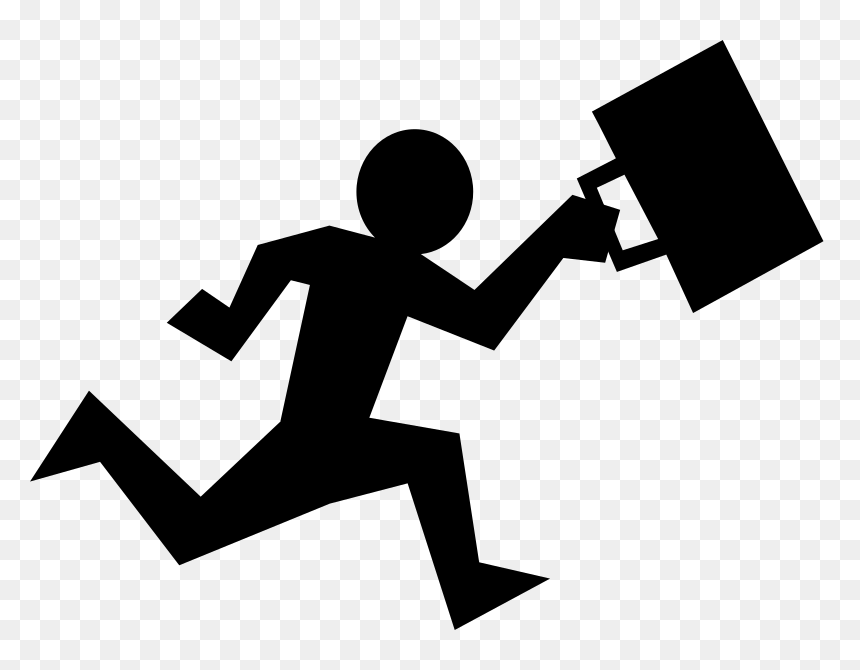 Rat Race - Leave Work Early Clipart, HD Png Download - run png