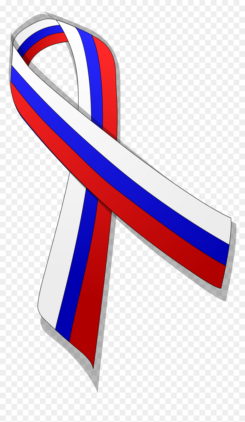 Thumb Image - Russian Ribbon Png, Transparent Png - russian flag png