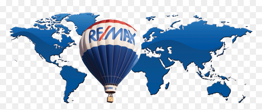 Re/max Franchise Cost And Fee - Hd Png Flat World Map, Transparent Png - remax png