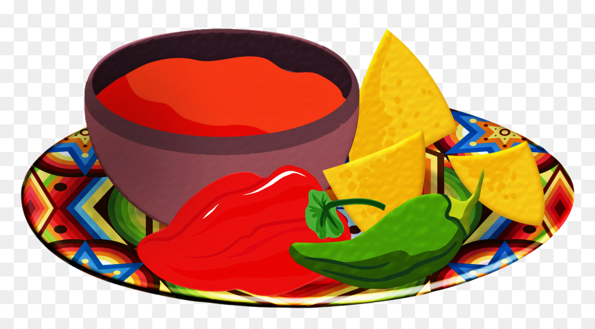 Salsa, Chips, Tomatoes, Red Chili - Chips And Salsa Clip Art, HD Png Download - salsa png