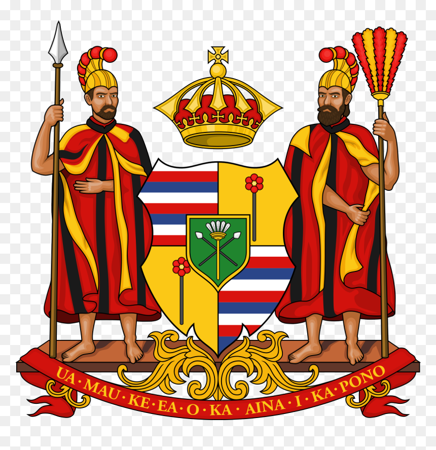 Hawaiian Royal Coat Of Arms, HD Png Download - kamehameha png