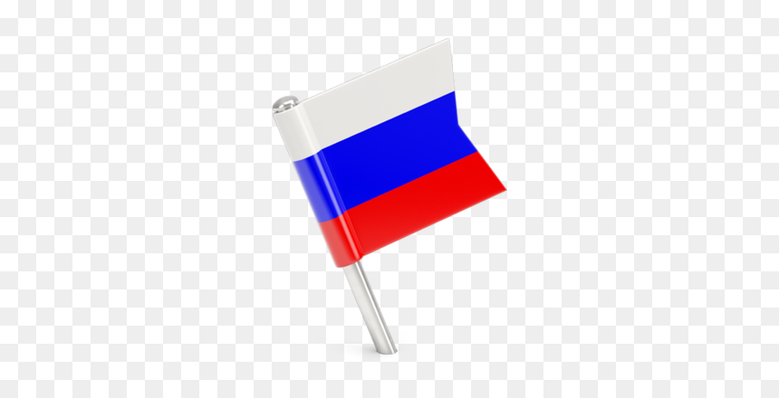 Russian Flag Pin Png, Transparent Png - russian flag png