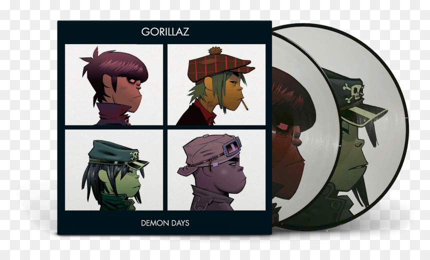 Gorillaz Demon Days, HD Png Download - gorillaz png