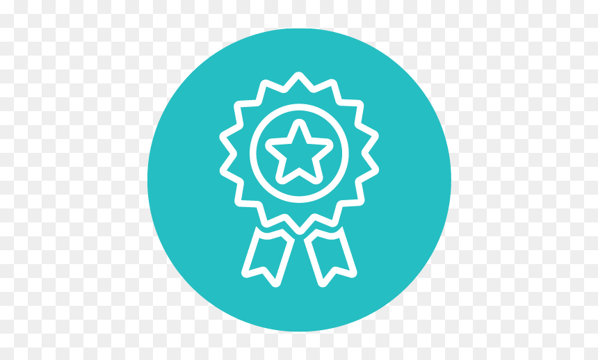 Ss - Icons Web - Teal-03 - White Medal Icon Free Black Background, HD Png Download - now hiring png