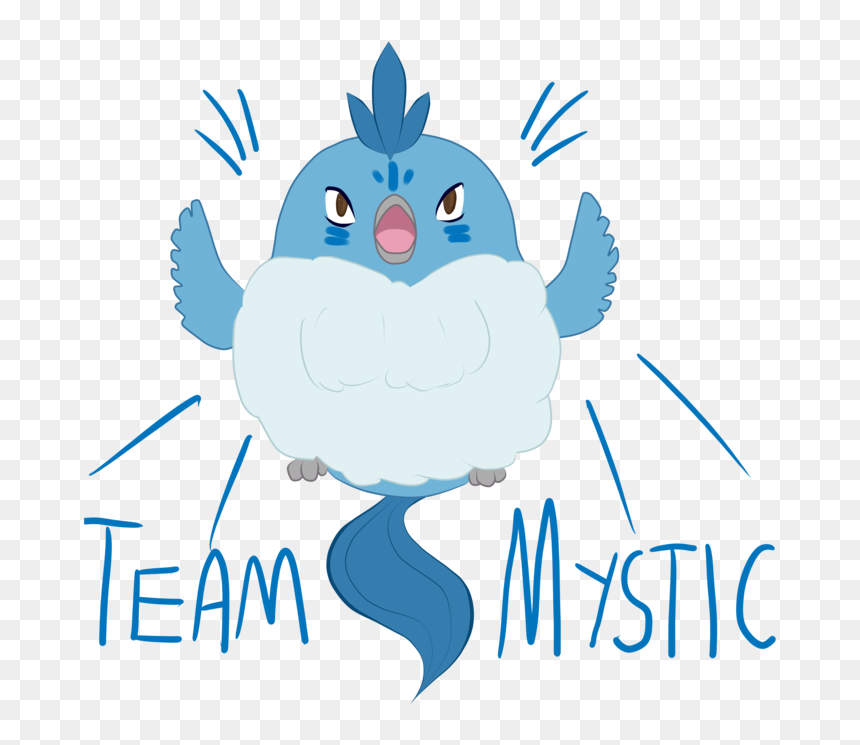 Team Mystic Articuno By Thatonechicksophie - Cartoon, HD Png Download - articuno png