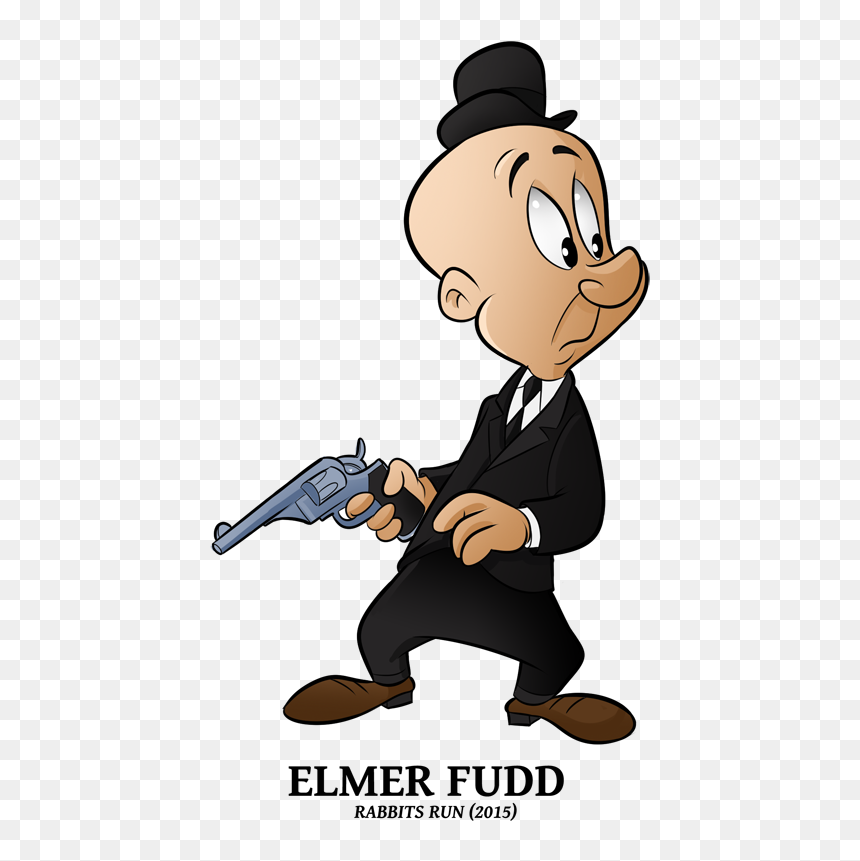 Transparent Elmer Fudd Clipart - Looney Tunes Rabbits Run Elmer Fudd, HD Png Download - elmer fudd png