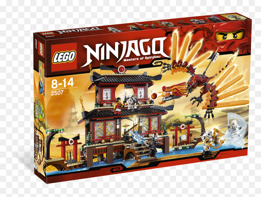   - Lego Ninjago Fire Dragon Temple, HD Png Download - fire embers png