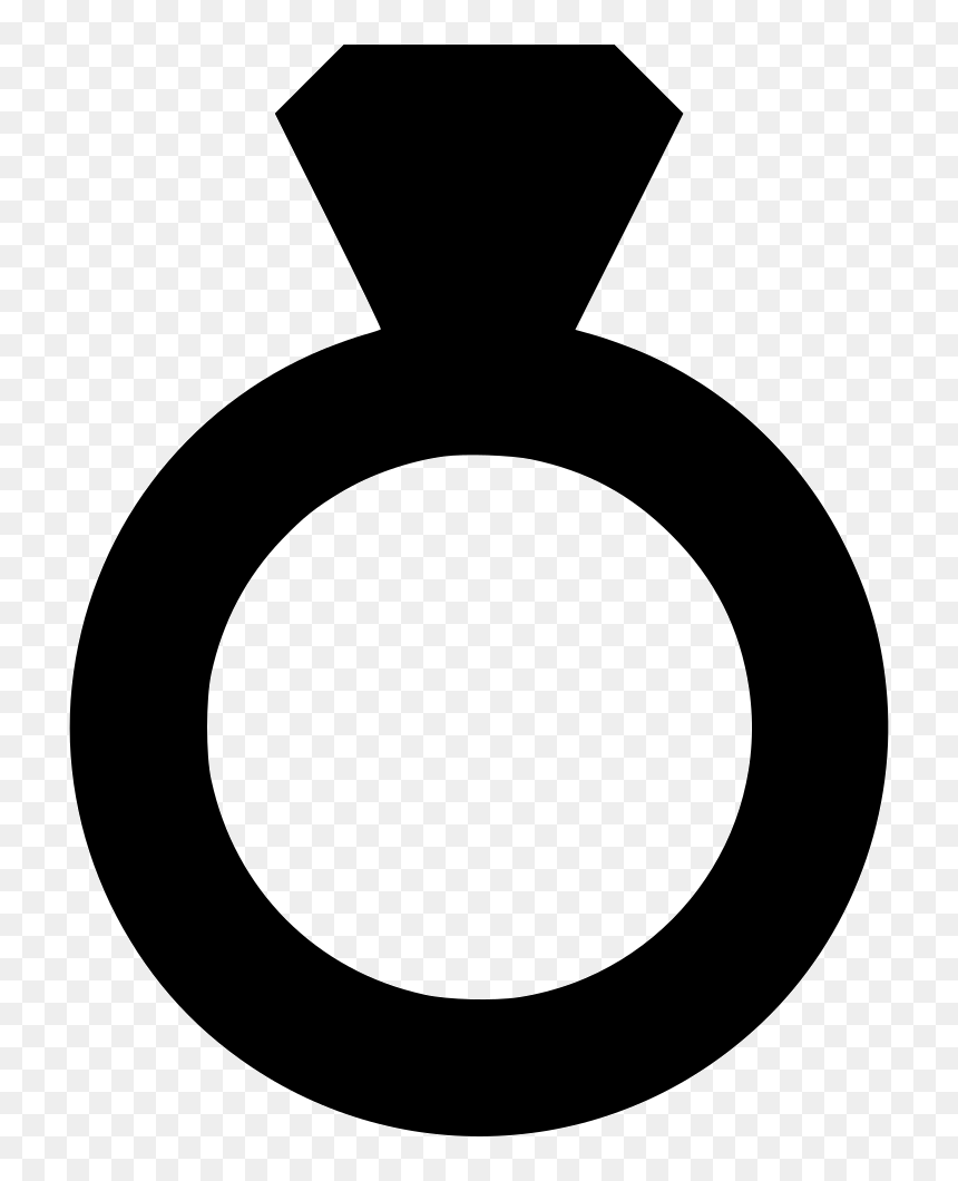 Ring Jewelry Jewel - Engagement Ring Silhouette, HD Png Download - jewel png
