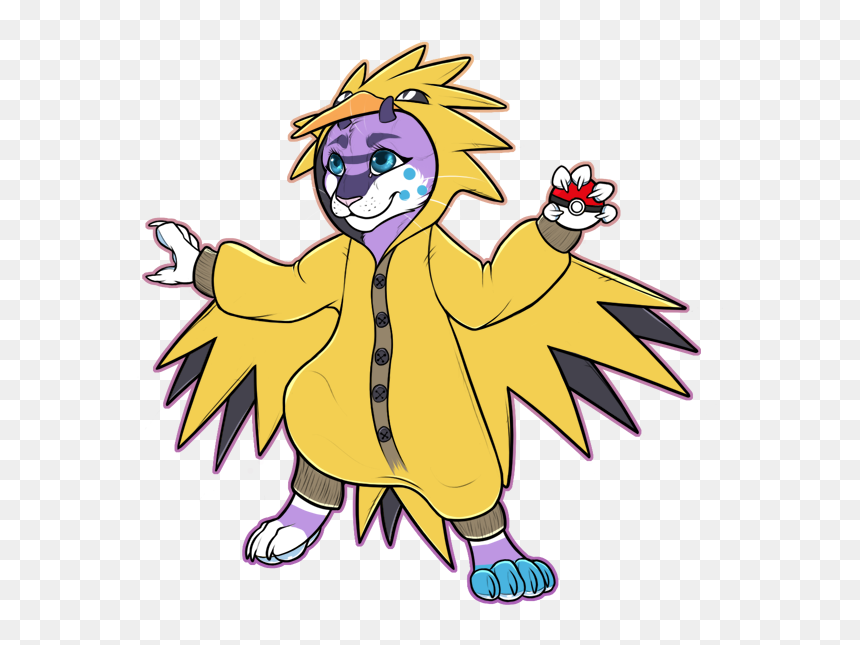 Zapdos Kigu/team Instinct By Lithdragon - Cartoon, HD Png Download - zapdos png