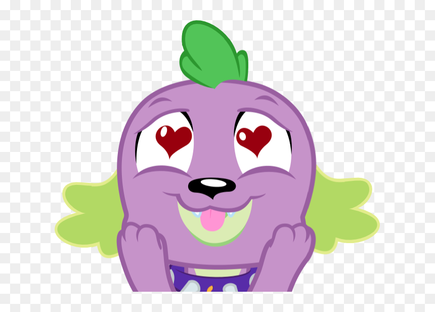 #755892 - Artist - Serendipony, Artist - Zeldarondl, - Equestria Girls Spike, HD Png Download - heart eyes png