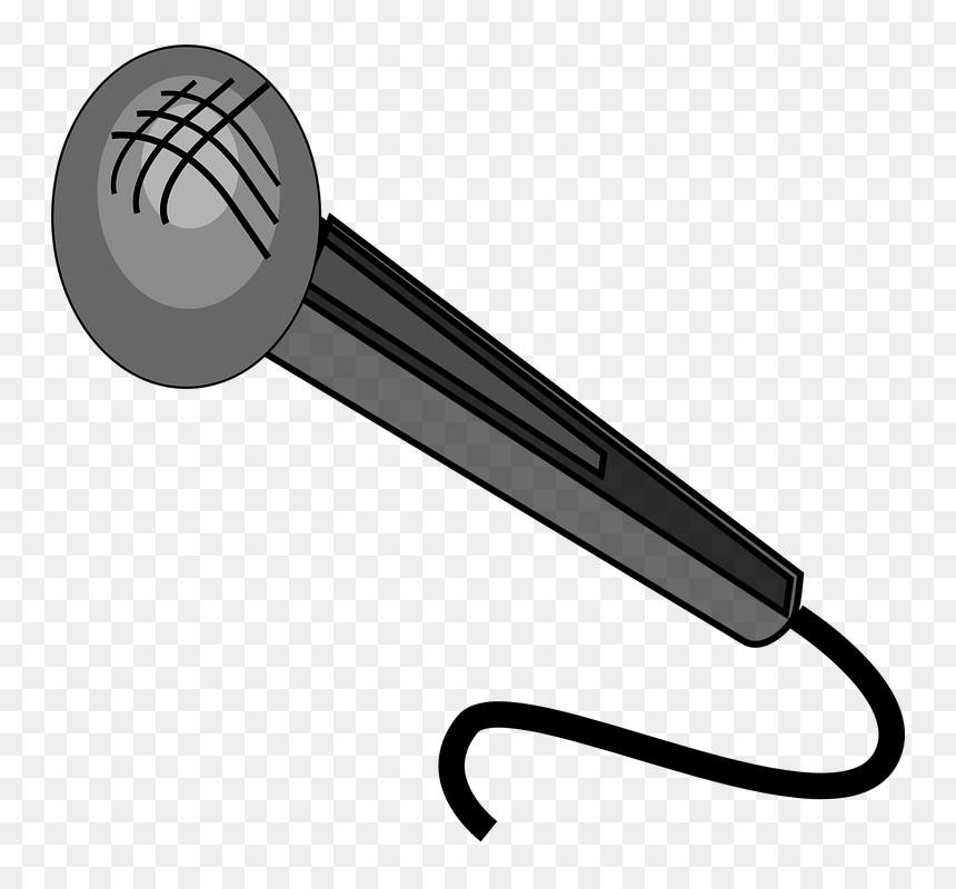 Transparent Background Microphone Clipart, HD Png Download - sing png
