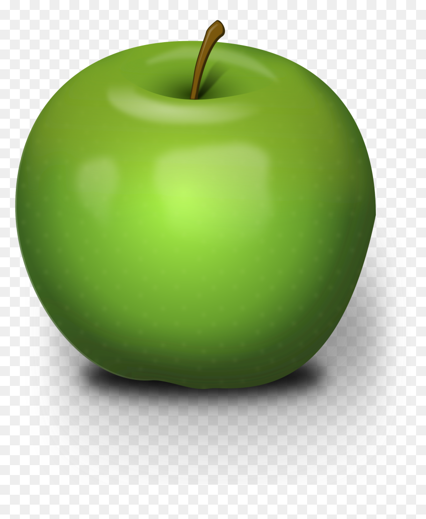 Photorealistic Green Apple Clip Arts - Green Apple Clipart, HD Png Download - green apple png