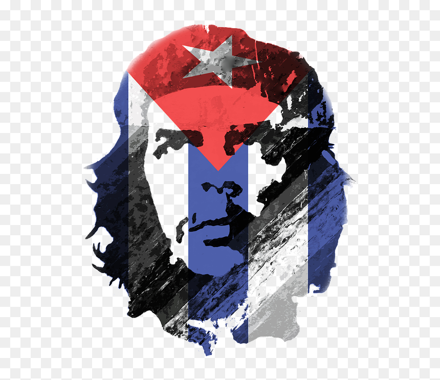Che Guevara Cuba - Che Guevara Cuba Revolution, HD Png Download - cuban flag png