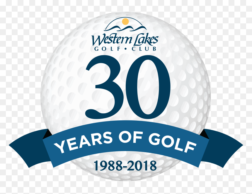 30th Golf Club Anniversary - Western Lakes Golf Club, HD Png Download - golf club png