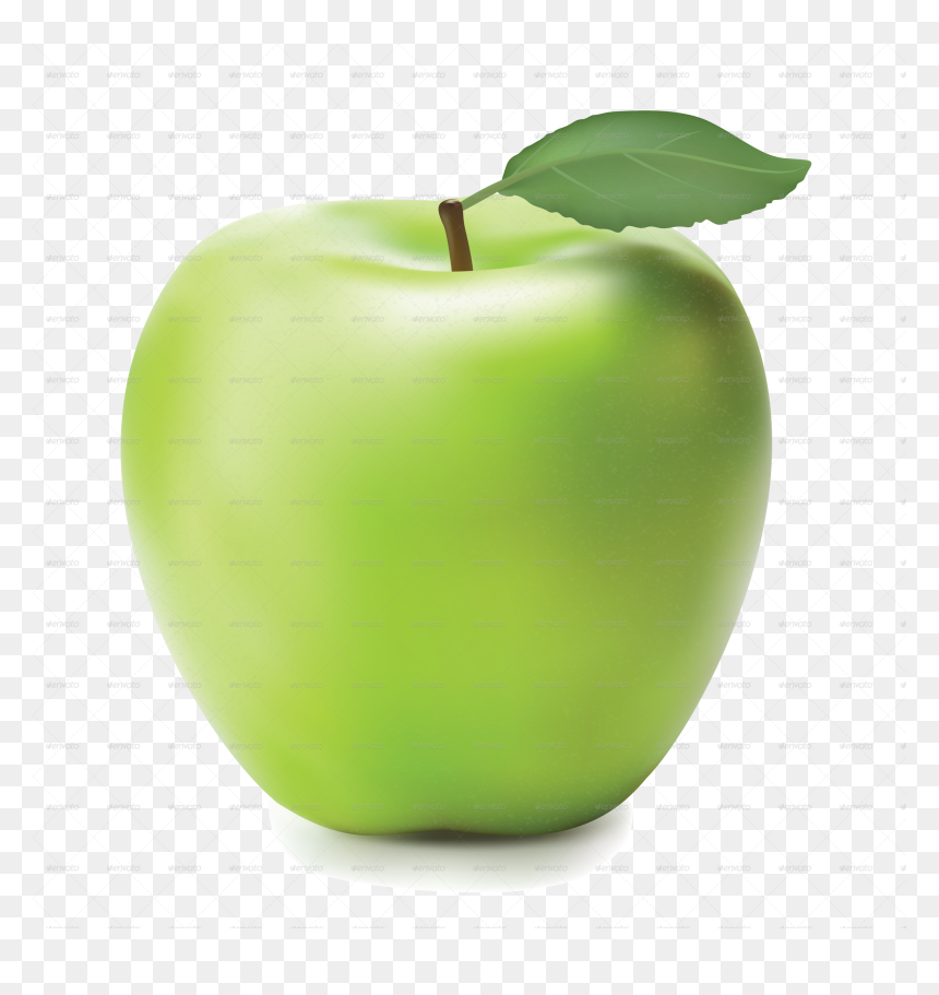 Shiny Green Apple , Png Download, Transparent Png - green apple png