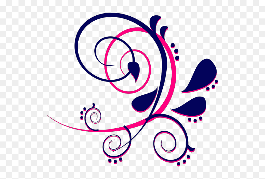 Transparent Background Black Swirl, HD Png Download - paisley png